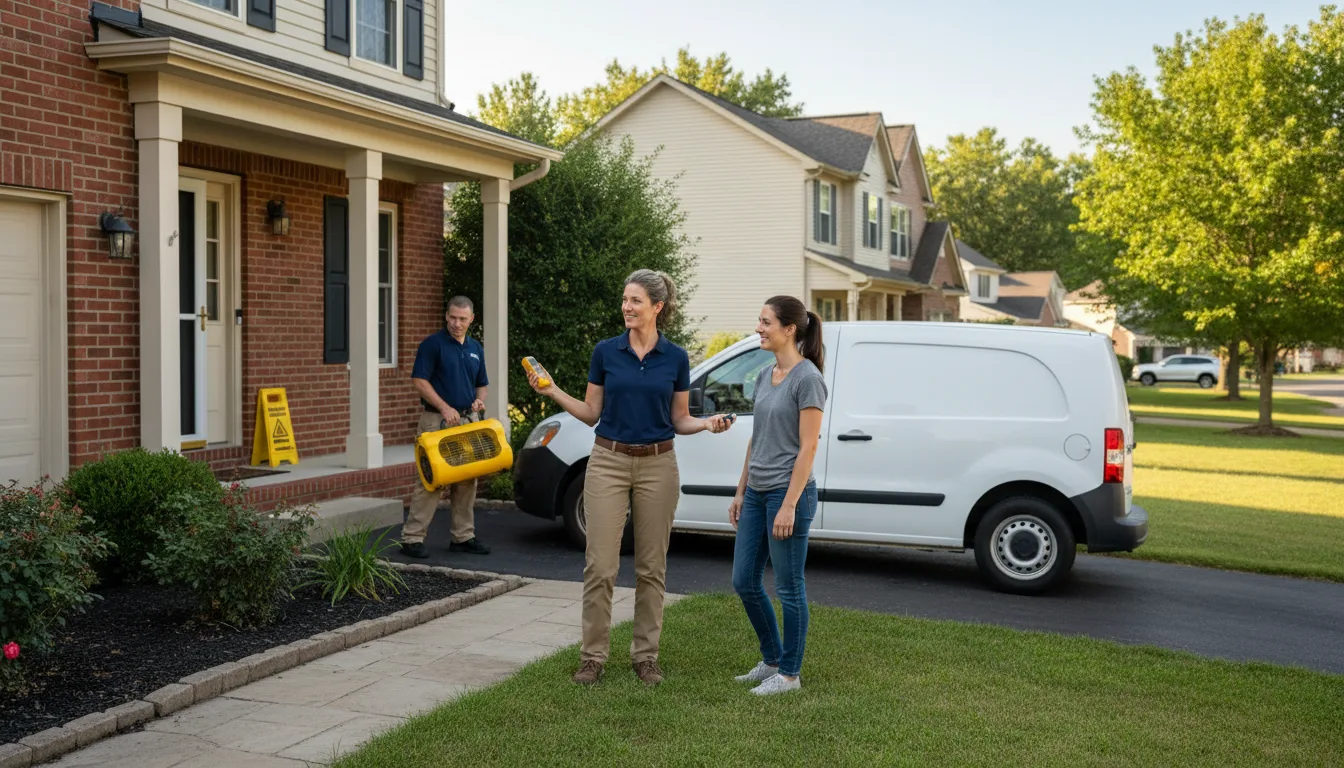 Water restoration image for Home Water Damage Repair in Urbana, IA